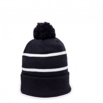 Outdoor Cap Acrylic Beanie - Navy/White